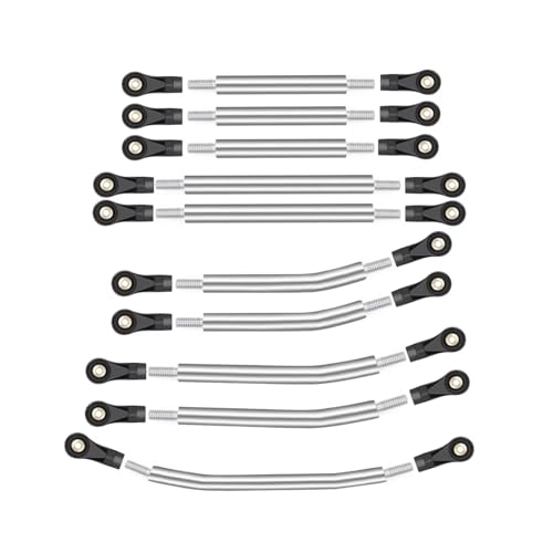Rc Special Connecting Rod for Redcat for Ascent 1/18 6pcs Pcs Stainless Steel High Clearance for Chassis Steering Link Set RC Car Parts and Accessories Upgrade Use(10pcs)
