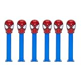 PEZ Spiderman Marvel Candy Dispensers Birthday Party Favors - Set of 6 Spider-Man PEZ Dispensers with Candy Refills | Spider Man Gifts, Party Favor, Grab Bags