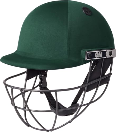 Casco de críquet verde para adulto unisex Gunn & Moore Maestro protección de bateo