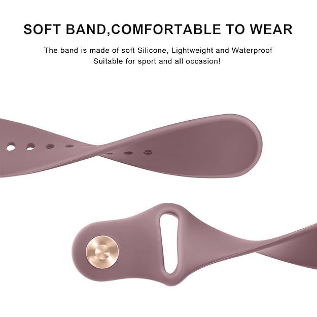 Image of Soft Silicone Strap Replacement Band for Apple || Realme || Boat || Noise || Fireboltt || Amazfit || Samsung || Oneplus Smart Watch Straps