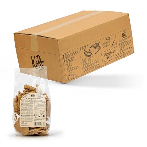 KoRo - Mini Bio Spekulatius 5x250g - Würzig-zimtig - Vegan - Ideal zum Tee und Kaffee