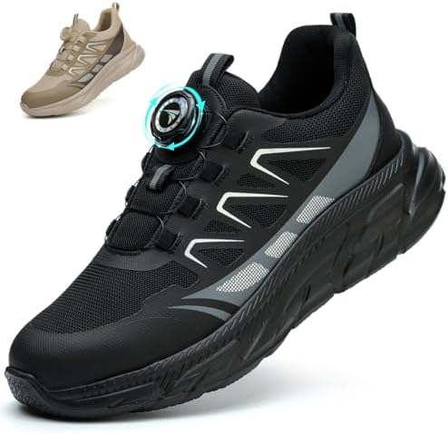 Zapatos de Seguridad para Hombre Mujer Ligeros Zapatillas de Segu...