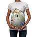 Produktbild Lustige Witzige süße Umstandsmode Drucken Mutterschaft Oberteile Kurzarm Schwangerschaftsshirt Maternity T-Shirts mit Motiv Umstandsshirt Sommer Nursing Umstandstop Schwangere Tops