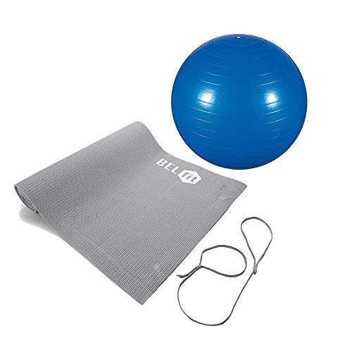 Kit Tapete Pilates/Fitness Easy + Bola de Ginastica Pilates