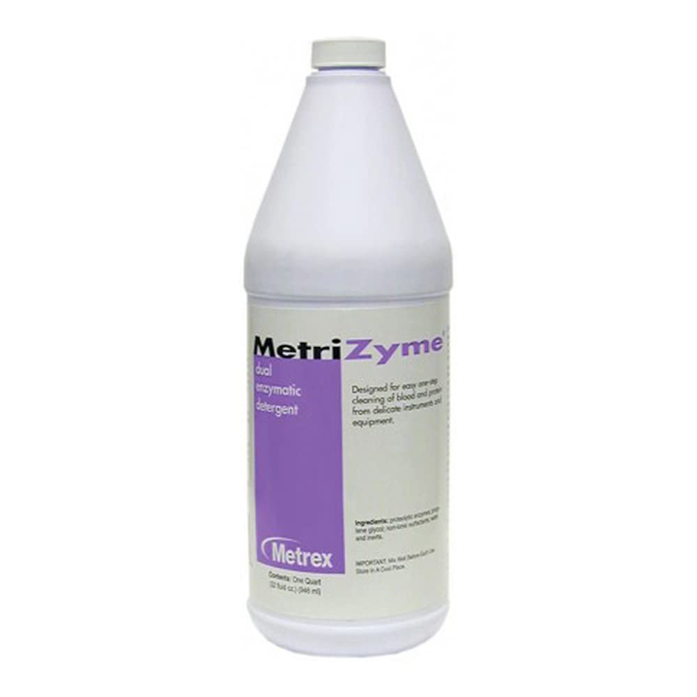 Metrex MetriZyme Enzymatic Detergent, Mint, 1 Quart