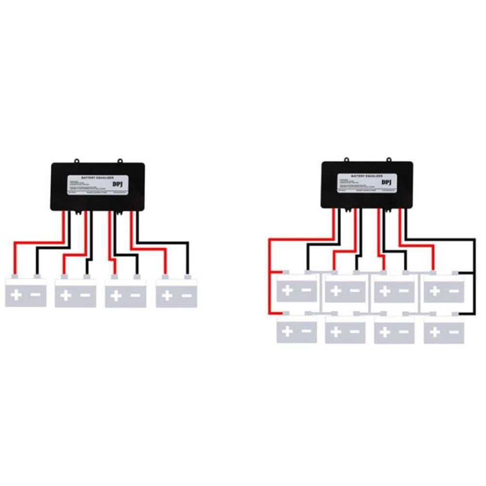Bilanciatore batteria 24V 48V con monitor LED, compensazione corrente bidirezionale, bassa tensione scollegare serie batterie collegate