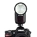 Godox V1-N Flash for Nikon, 76Ws 2.4G TTL Round Head Flash Speedlight, 1/8000 HSS, 480 Full Power Shots, 1.5s Recycle Time, 2600mAh Lithium Battery, 10 Level LED Modeling Lamp, W/Color Filters