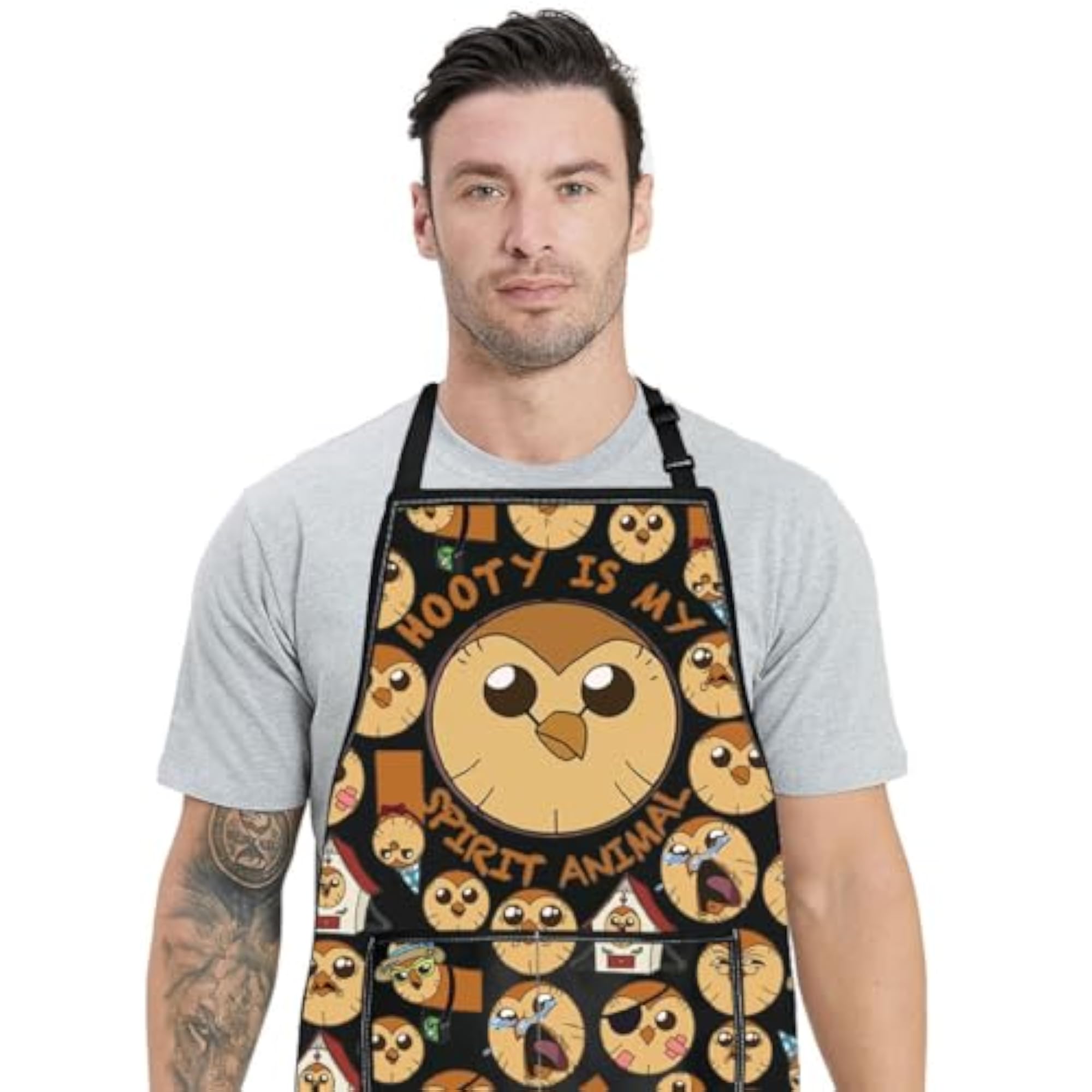 Night Owl Adjustable Grilling Apron Gift