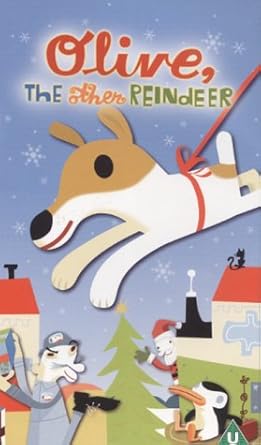 Olive The Other Reindeer Vhs Drew Barrymore Dan Castellaneta Joe Pantoliano Edward Asner Peter Macnicol Tim Meadows Jay Mohr Michael Stipe Diedrich Bader David Herman Matt Groening Mitch Rouse Steve Moore