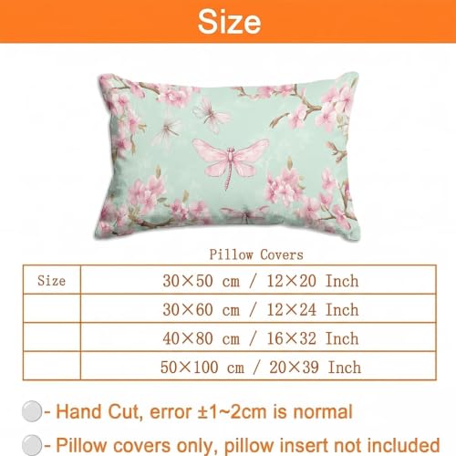 Funda cojín 40x80 lino suave Farfalla RZBZ-876 para cama 7