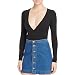 American Apparel Women's Cotton Spandex Jersey Cross-V Bodysuit