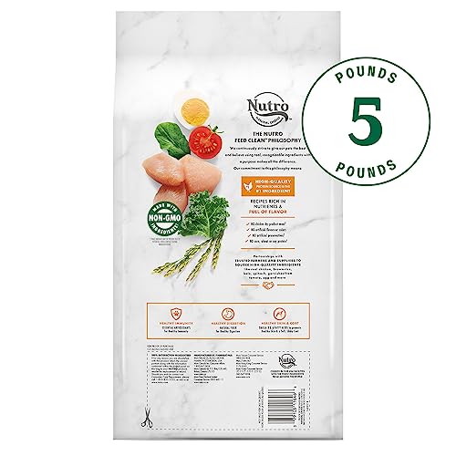 Nutro Natural Choice Adult Dry Dog Food, Chicken & Brown Rice Recipe Dog Kibble, 5 Lb. Bag #TOP1