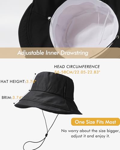 Sombrero de sol para mujer con ala ancha y protección UPF 50+ miniatura 3