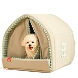 GeRRiT Winter Warmth Small Dog House Enclosed Pet Winter Dog Bed Cat Bed All-Season Universal Dog House,L(22x20x20)