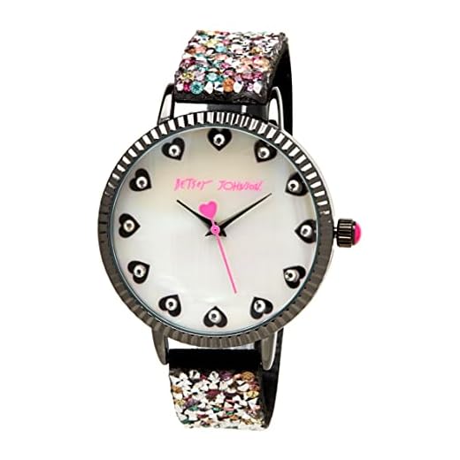 Betsey Johnson Womens Watch BJW021Q, Size One Size, Multicolor Rhinestone