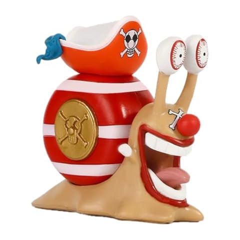 Wecoeur Buggy One Piece Den Den Mushi Transponder Snail Collectible Action Figures - Add to Your Grand Line Crew & Become Part of The Nakamas Cover