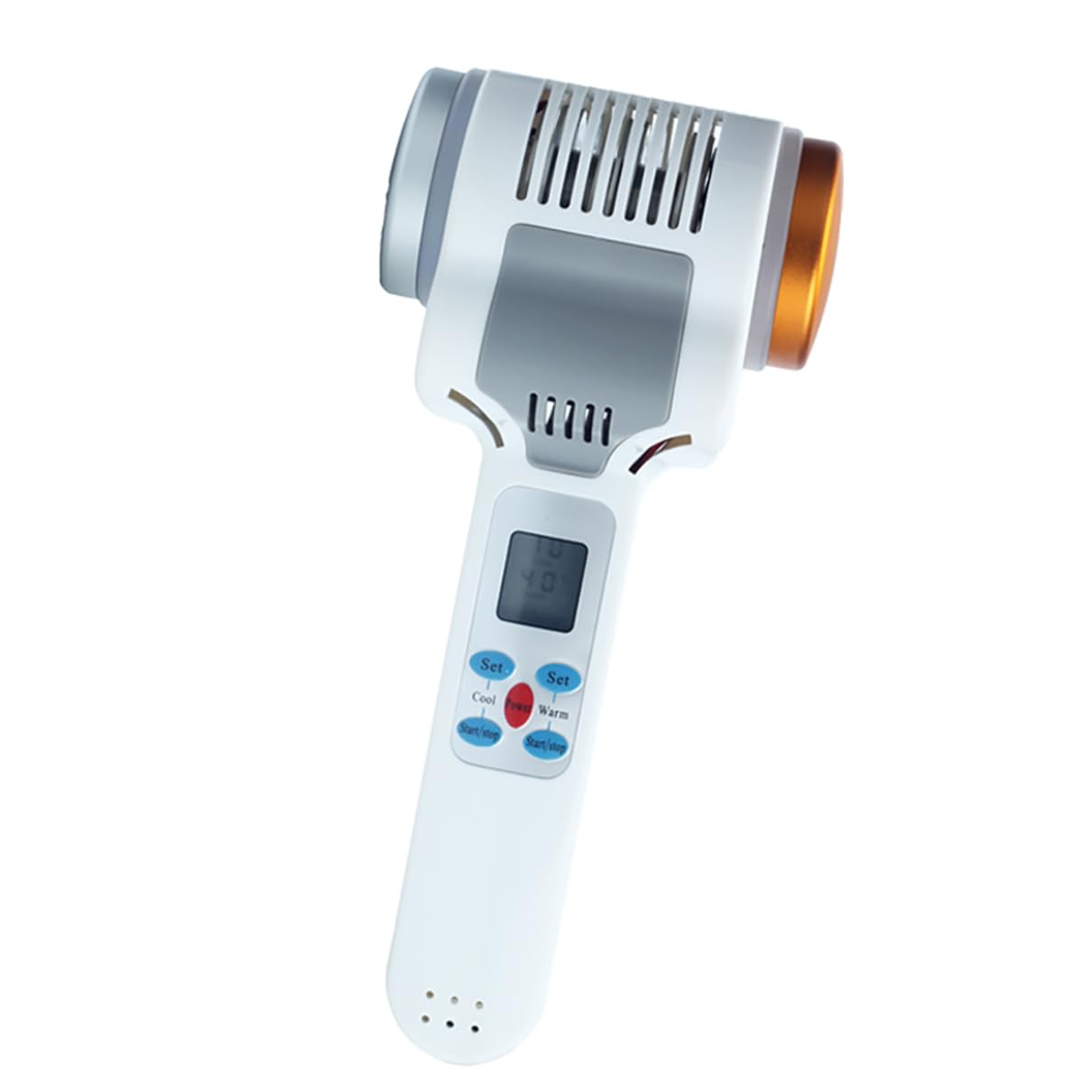 Heiß und Kalt Gesichtsmassagegerät, Doppelköpfe Hammer Vibration Massage Instrument, SPA Anti-Falten Haut Straffen Lifting Massage Maschine