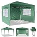 Produktbild OUTCAMER Pavillon 3x3m/3x6m Pavillon Faltbar Partyzelt Faltpavillon Wasserdicht Gartenpavillon Popup Pavillon mit 4 Seitenteilen für Garten, Terrasse, Party, Markt
