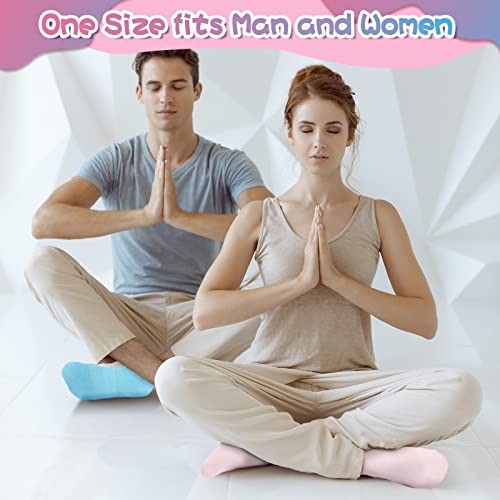 Sintege 8 pares de 16 pares de meias antiderrapantes para mulheres, meias aconchegantes para ioga, c