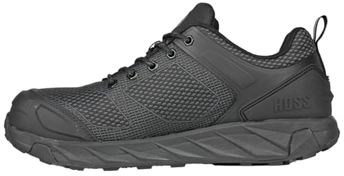 Hoss Men's Buster Low-Big Sizes Fire and Safety Shoe, Black, 9.5 X-Wide2