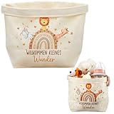 Xuniea Babygeschenk Windeltasche, Windeltorten mit Aufdrucken, Kreatives Geschenk zur Geburt für Babytaufe, Babyparty, Neugeborenen