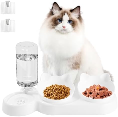 6 Ciotole In Ceramica Per Gatti Con Base Antiscivolo - Per Cibo E Acqua, Ideali Per Gattini E Cani Piccoli - Foto 5