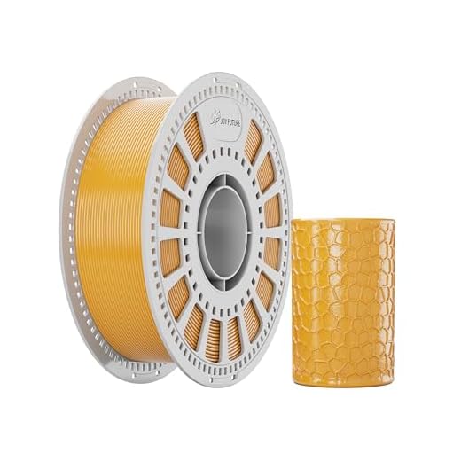 JOY FUTURE PETG 3D Printer Filament, Neatly Wound 1.75mm Printer Filament, Dimensional Accuracy +/- 0.02mm, 1Kg Spool(2.2lbs) Fit for Most FDM 3D Printers Multicolor(Gold)