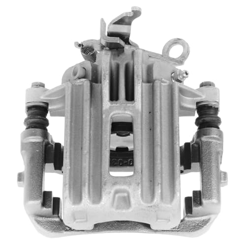 Image of Detroit Axle - 4.2L Rear Left Brake Caliper for 2004-2005 Jaguar Vanden Plas [Casting #VFCC2394-0], Driver Side Disc Brake Caliper with Bracket Replacement