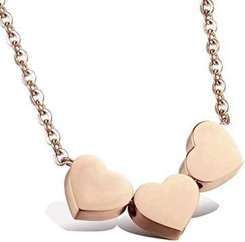 Love Heart Choker Necklace Silver Gold Plated Collar Chain