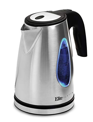Image of Elite Gourmet EKT-1330 BPA Free, Stainless Steel, 1.7L