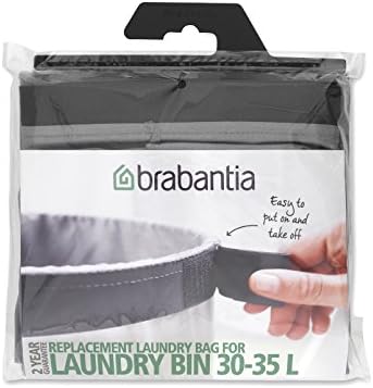 Brabantia Inner Bag for Laundry Bin, 35 L - Grey