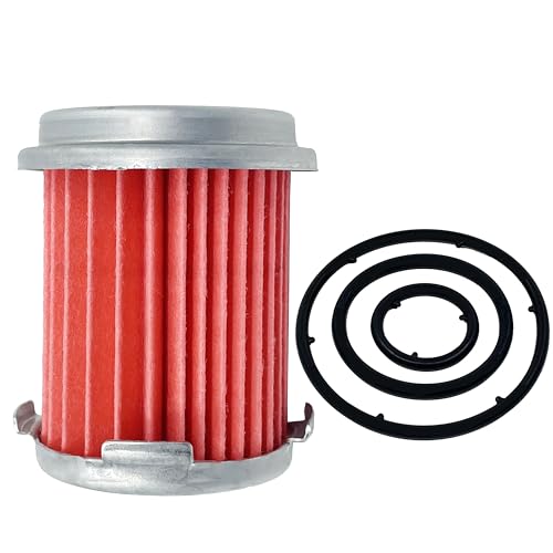 Transmission Filter with Transmission Oil-fluid Cooler O-rings Compatible with Honda Accord CR-V Civic HR-V Pilot Replacement for Acura TL RDX MDX TSX RLX 25450-P4V-013