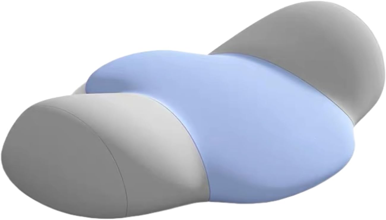 Gift for Wife: Luxury Lumbar Support Pillow for Bed Ergonomic Contour Design for Lower Back Pain Relief, Perfect for Side & Back Sleepers, Spine Alignment Cushion (Blue) Gift for Wife: Luxury Lumbar Support Pillow for Bed Ergonomic Contour Design for Lower Back Pain Relief, Perfect for Side & Back Sleepers, Spine Alignment Cushion (Blue)