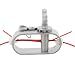 Cuerda tensora de alambre para lona de piscina, diámetro de 2 mm,...