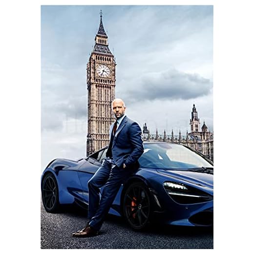 Klassisk film Fast & Furious Hobbs & Shaw Canvastavlor Hemväggsinredning Fans Collection 40x50cm F-1813