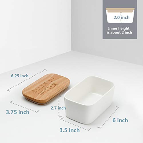 image for 【Flash Deal】Sweese 303.214 Butter Dish - Airtight Butter Keeper Ho