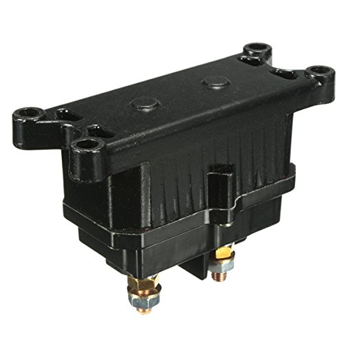 NICOLIE Universale 12V Relè Solenoide Contattore Winch Interruttore A Bilanciere Per Atv Utv Nero