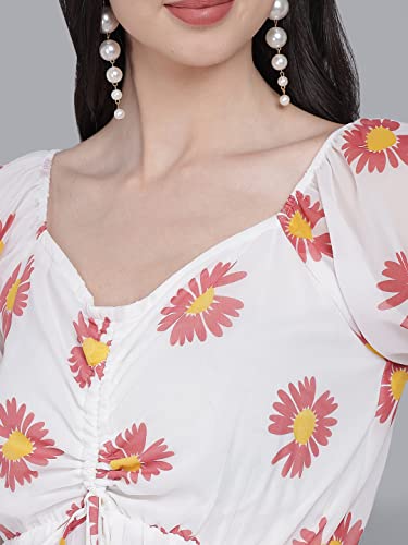 Image of FUNDAY FASHION Women's Fit And Flare Knee Length Dress