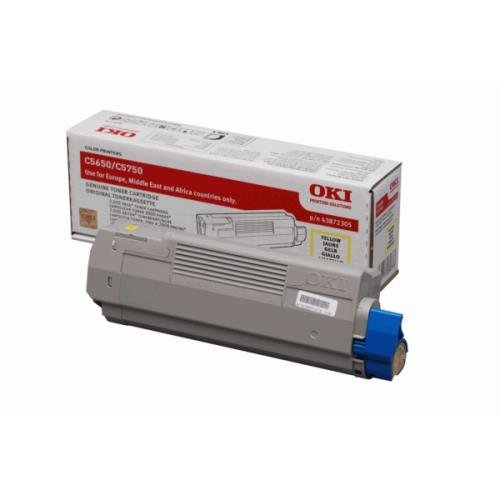 OKI 43872305 Toner Żółty 2 000 stron 5 Okładka