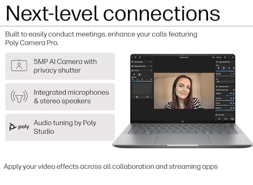 Image of HP ZBook Ultra G1a Mobile Workstation AI Laptop (14 inch QHD+ OLED Touchscreen, AMD Ryzen AI Max PRO 385, AMD Radeon 8050S, 32GB RAM, 512GB SSD) Copilot+ PC, HUB, Wi-Fi 7, Win 11 Pro (NextGen Zbook Power)