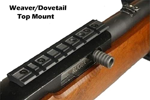 Gotical Ruger 10/22 And 3/8" Tactical 4X32 Compact Scope Rangefinder Reticle Hunting Riflescopes Cross-Hair Reticle And Ruger 10/22 Weaver And 3/8" Predrilled Receiver #TOP5