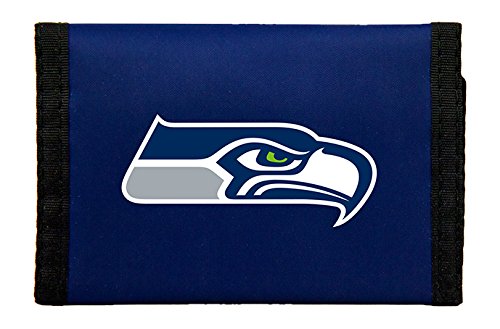 NFL Rico Industries Nylon Trifold Wallet, Seattle Seahawks