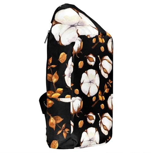 Mochila bandolera de algodón unisex ligera bolso cruzado acuarela multicolor 4