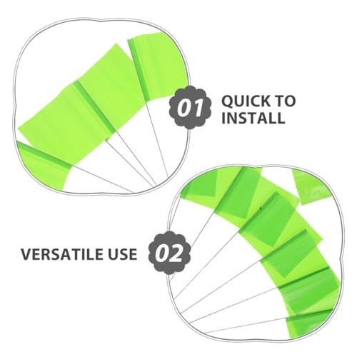 Drapeaux extérieurs verts pour marquage topographique sol difficile