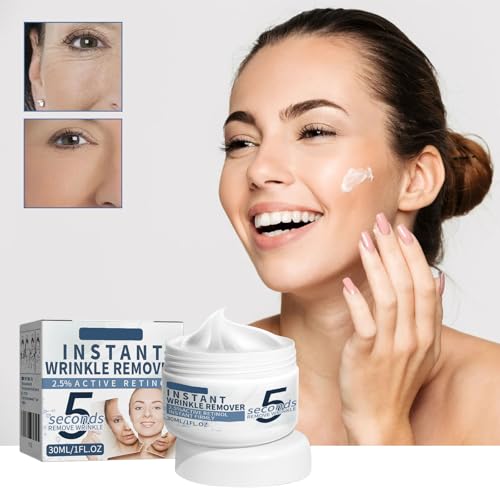 Yniquet 2PCS Retinol Anti-Aging Face Cream, 5 Seconds Instant Anti Wrinkle Face Cream for Tightening and Firming Retinol Face Moisturizer Reduces Wrinkles, Fine Lines for Women and Men