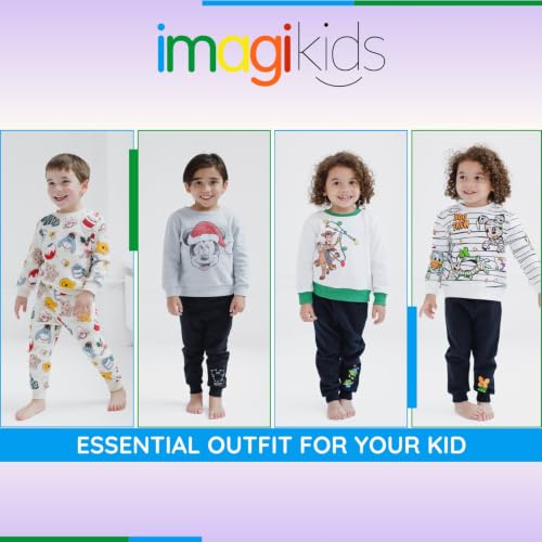Image of Disney Holiday 2-Piece Fleece Sweatshirt and Pants Set for Baby & Kids