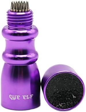CUEELF 3 in 1 Snooker Pool Cue Tip Pool Cue Accessory Pool Table Accessories Shaper/Scuffer/Aerator (Purple)