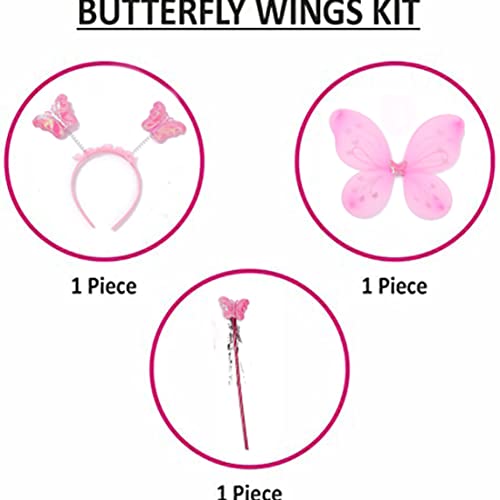 Image of BabyMoon Butterfly Fairy Angel Costumes Baby Wings Photography Props | Set of 3
