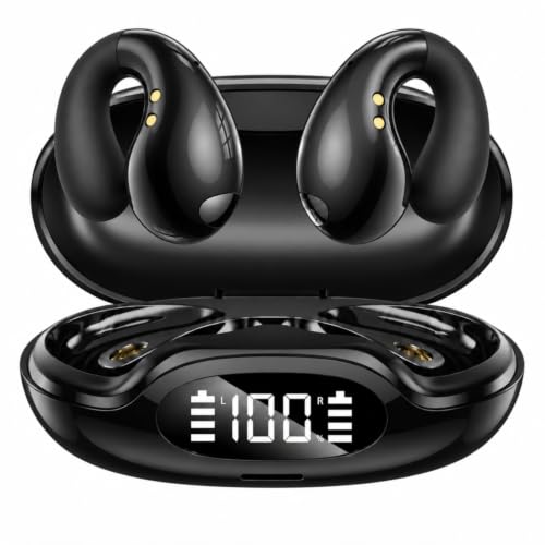 Ultra Open Ear Earbuds, Clip On Wireless Headphones with Open Ear Comfort - image 1