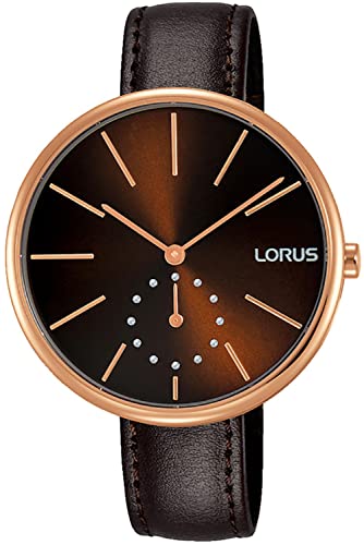 Lorus Woman RN424AX9 - Orologio Analogico Al Quarzo, Con Cinturino In Pelle, Classico